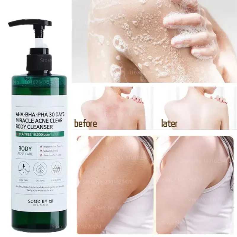 AHA BHA PHA 30 Days Miracle Acne Clear Body Cleanser Skin Soothing Exfoliating Effect Acne Pore Care Purifying Korean Skin care S26101738QK