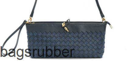 Sleek Designer Style Handmade woven bag unisex multifunctional bag cowhide light luxury versatile envelope bag