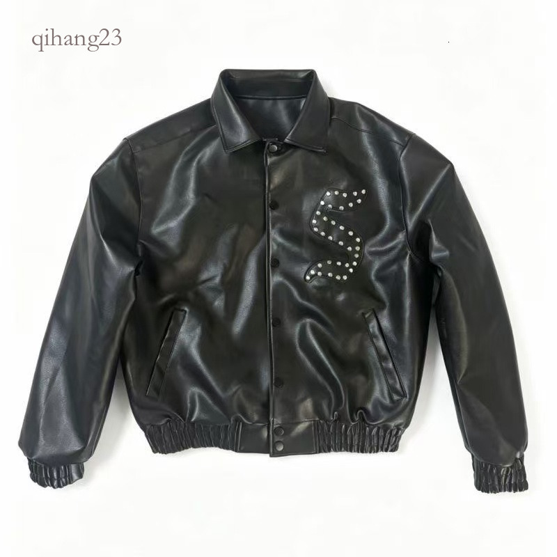 Supremity Jacket Coats Men Designer High Quality Joint Signature Waterproof Zipper SPM Jacket Arm Leather Embroidery Fashion Hiking Walking Supremel