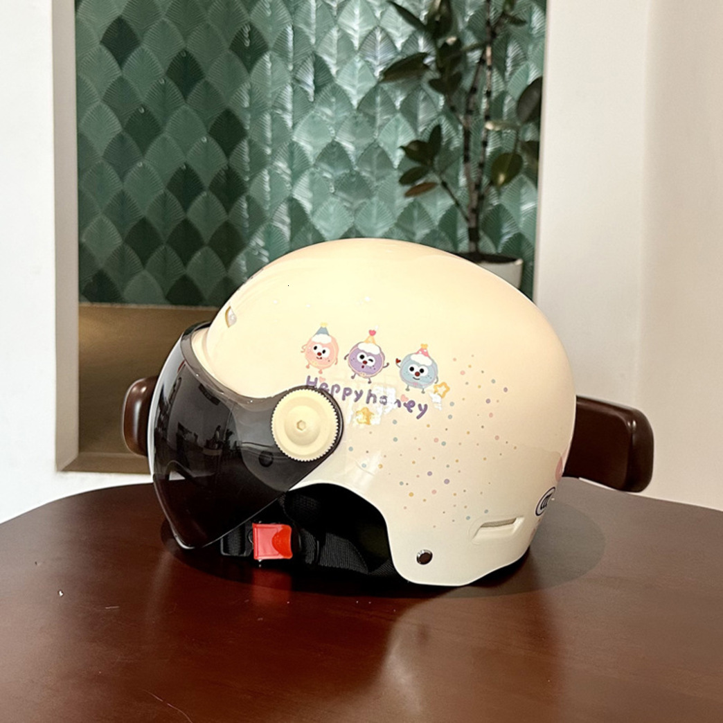Motorcycle Helmet New National Standard 3C flip modular Certified Adult Summer Electric Bike Motorcycle Half Helmet For Men And Women, All-Season Un