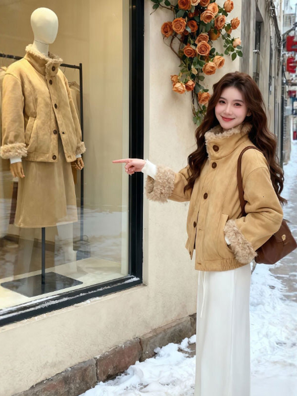 Warm, Relaxed, Stylish Weekend Outerwear: High End, Thick, Warm Korean Style Cotton Jacket For Women, And A Popular Men's Style Makoufei