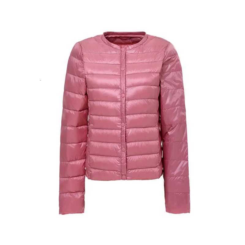Women's Down Parkas Ultra Light Down Jacket Women Candy Colors Stand Collar Solid Parka Winter Jacket Campera De Pluma Mujer Jaqueta Feminina J
