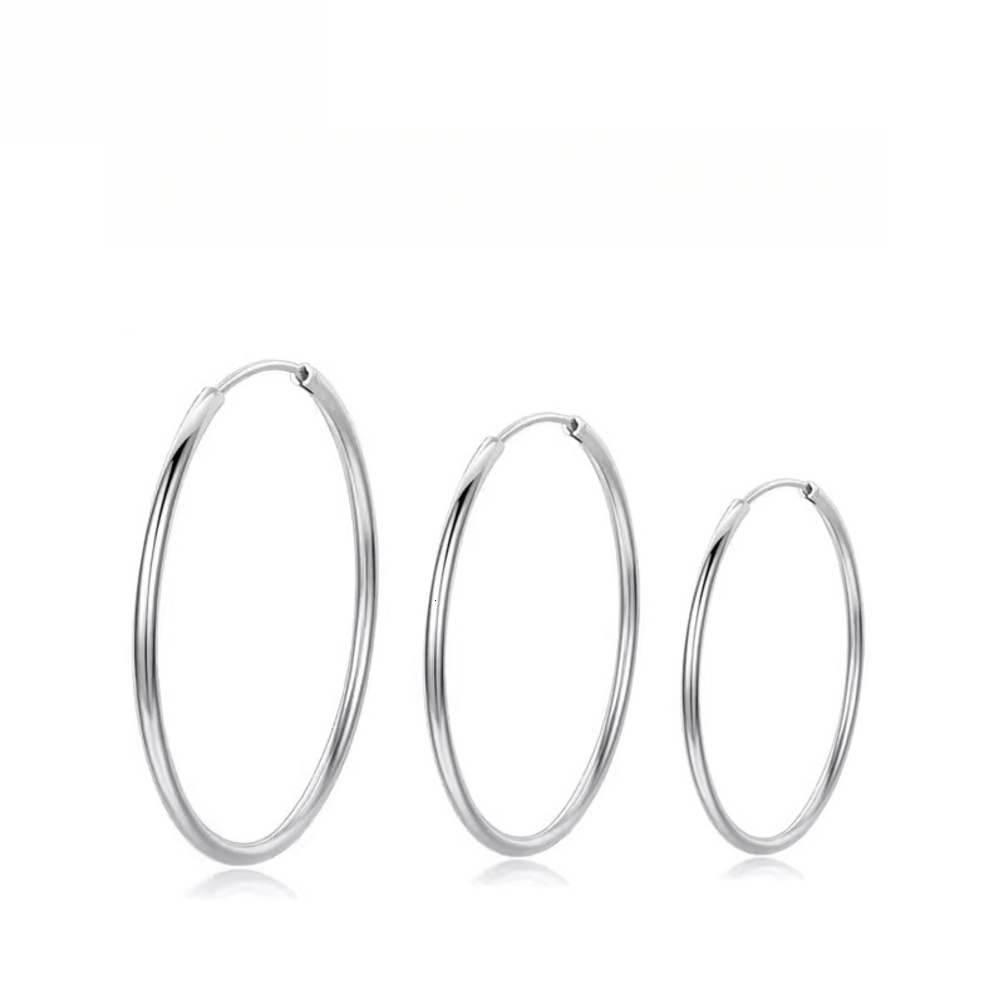 2026 cologne F136 Alloy Plain Earrings For Women, Light Luxury, High-End, Elegant Earrings, perfume G23 Titanium Exagger L3