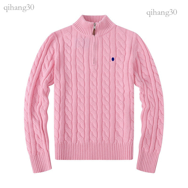 Ralfs Laure Quarter Zipper Sweaters Men Designer Wool Casual Polos Chandail Cardigan Jackets Winter Warm Long Sleeve Sweater Pullover Warm Rauph Lar