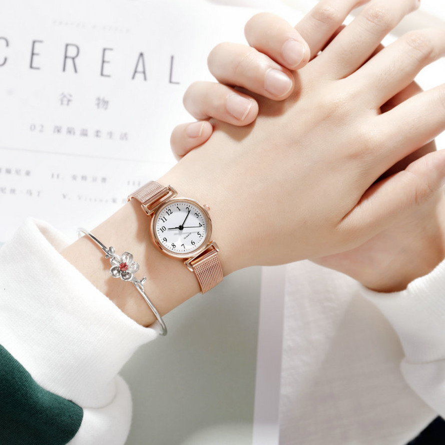 s Watch, Niche Artistic Forest Style, Korean Version, Simple And Trendy For Female Students, Ins-Style Stainless quartz St ljh654