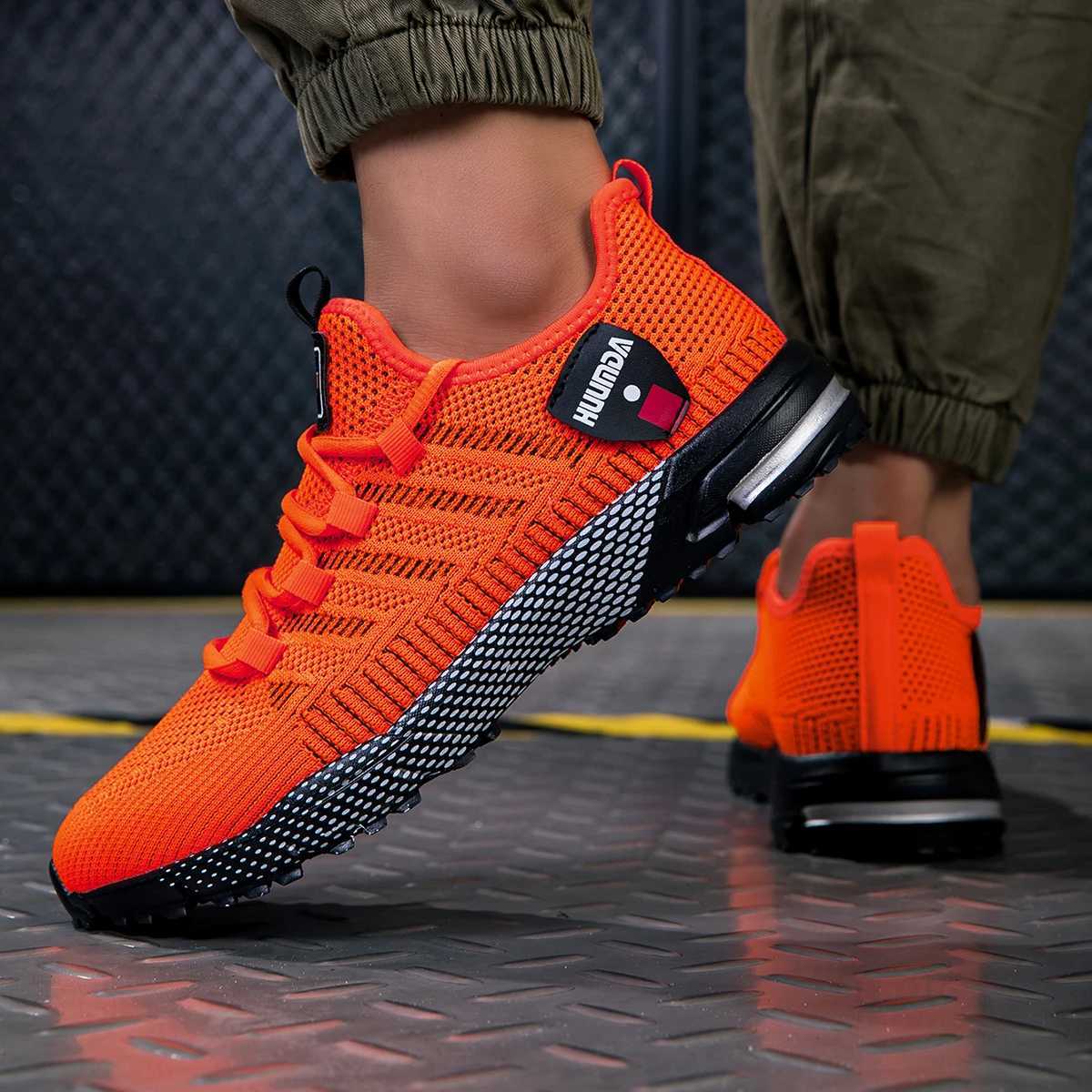 Casual Shoes Summer Men Sneakers Lightweight Breathable Outdoor Casual Running Shoes Fashionable Tennis Training Shoes Men's Shoes H261016