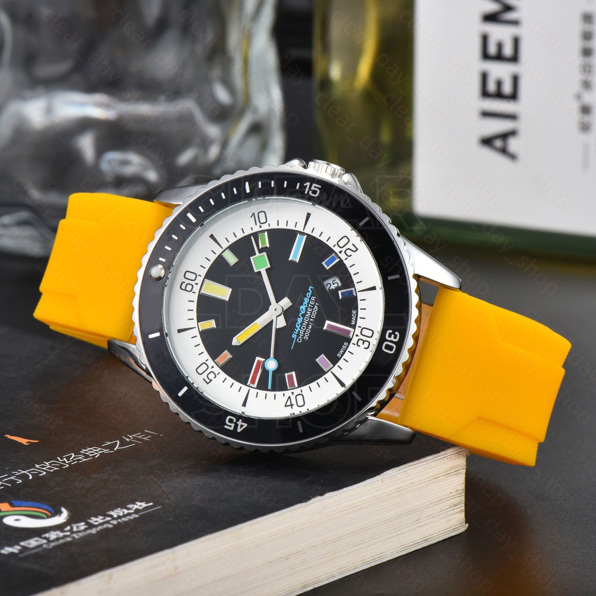 AAA Breitlinlylies Watch Luxury Designer Watch Mens Bretlingwatch Watch Chronograph Quality Automatic Quartz Movement Watch Daily Wear Leisure Watch