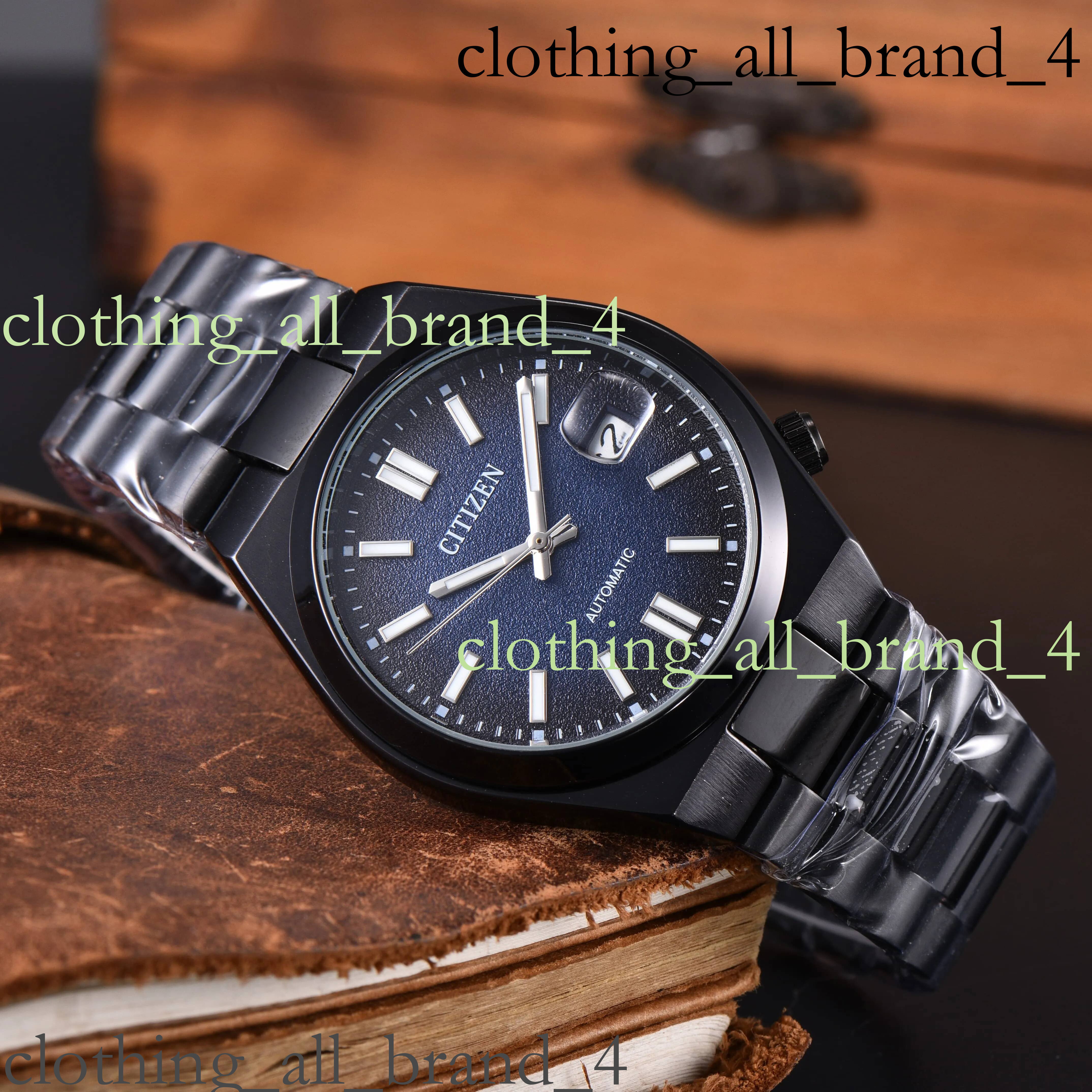 Citize Watch Men Luxury Trend Citi Quartz Calendar Waterproof Multi Function Fancy Round Stainless Automatic Date Designer High Quality Mens Citizen