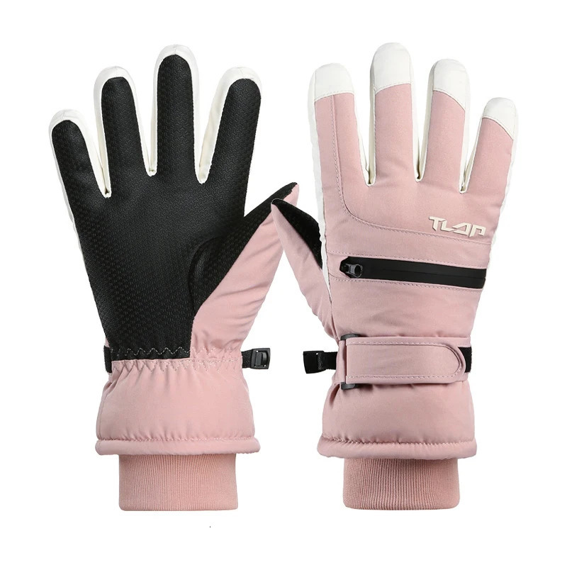 Children Winter Waterproof Gloves Warm Snow Gloves Boys Girls Ski Gloves Running Hiking Riding Snowboarding Mittens 261016