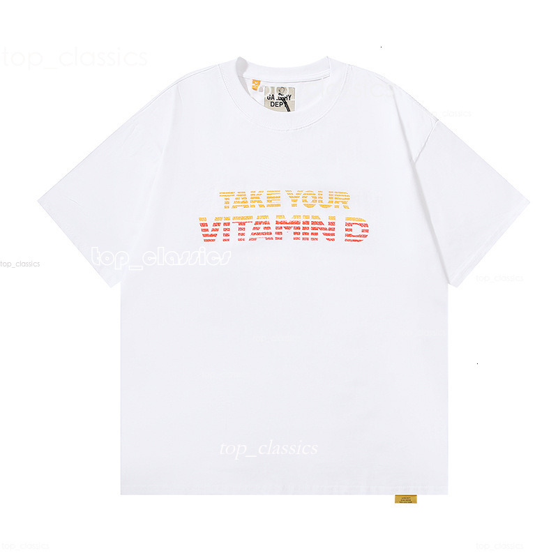 Gallarydeptt Shirt Designer Mens High Street Outdoor Casual Shirts Style New Trend Brand Galleryy Letter Printed Loose High Quality Short Sleeve T S