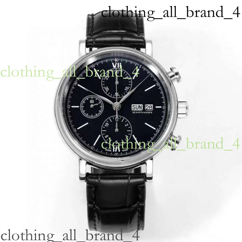 Iwcpilot Designer Luxury Automatic Mechanical Men Wanpai Wave Iwcbrand Watch Fino Series Six Hand Chronograph High Quality Manufacturers Iwcpilotwat