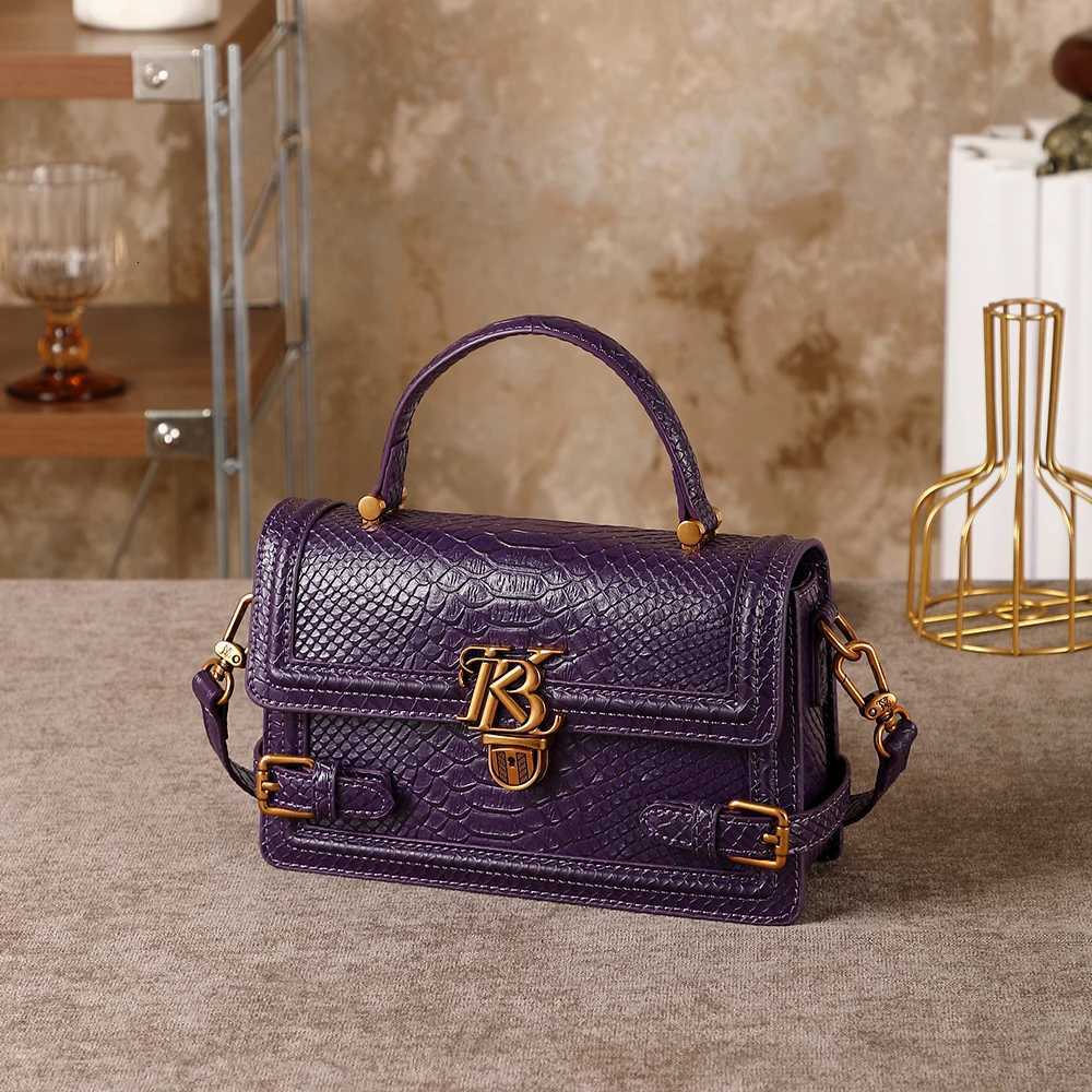 Evening Bags Totes Women's Handbag 2026 Season New Simple and Fashionable Snake Pattern Single Shoulder Crossbody Bag Multifunctional Bag H2610