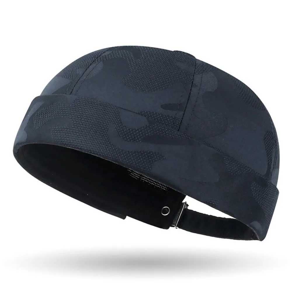 Beanie/Skull Caps Unisex Brimless Beanie Cap Adjustable Breathable Melon Docker Hat Quick Dry Sailor HatT261017