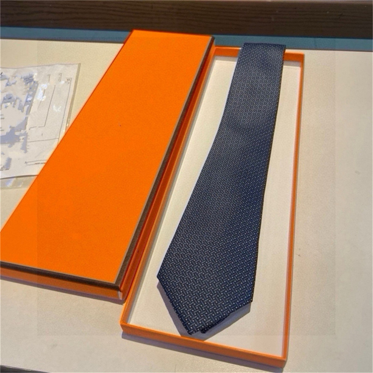 Fashion Aldult Jacquard Party Wedding Business Woven Design Hawaii Neck Ties box New Neck Ties High Quality Letter 100% Tie Silk black blue 9959