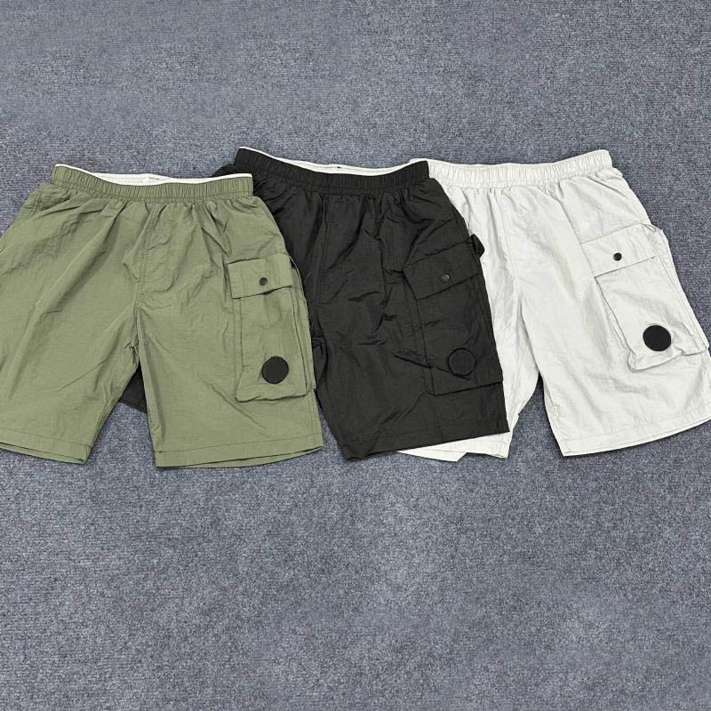 Designer Shorts Mens Casual Short Nylon round lens badge with inner mesh Sports Running Beach Shorts Summer Short Pants