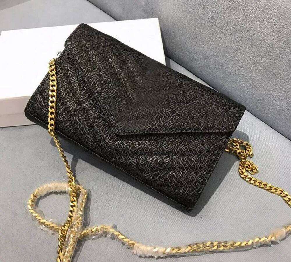 2022 Luxury Designer Leather Bags Women Genuine Handbag Crossbody Woc LOULOU Lady Shoulder Bag Flip Cover Femal Tote Coin Purse Pochette