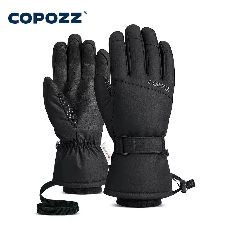 Copozz Adult Warm Winter Ski Gloves Waterproof Thinsulate Snowboard Gloves Thermal Motorcycle Cycling Gloves Men Women 261016
