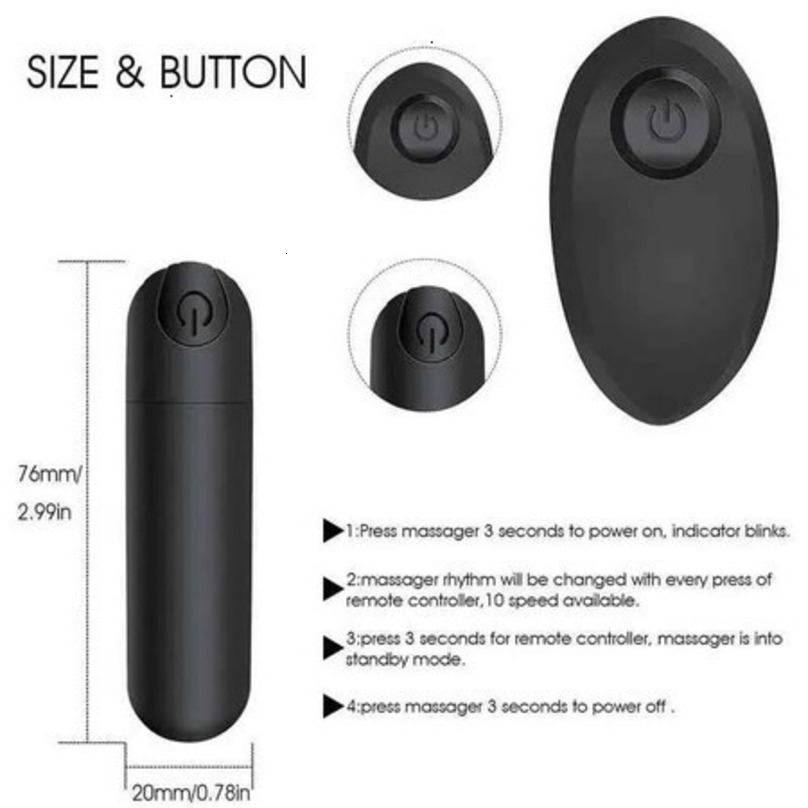 s Wireless Remote Control Vibrator G-Spot Stimulator 10-Speed USB Rechargeable Waterproof Vibration Sex Toys For Woman 18+ Shop 914 173 BA08