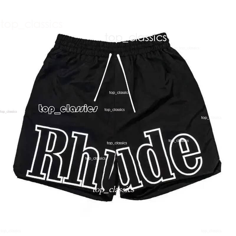 2026 Summer Ruhudes Shorts High Strt Trend Casual Shorts Hip Hop Men Women Loose Breathable Quick Drying Mesh Rhuds Sports Shorts 753