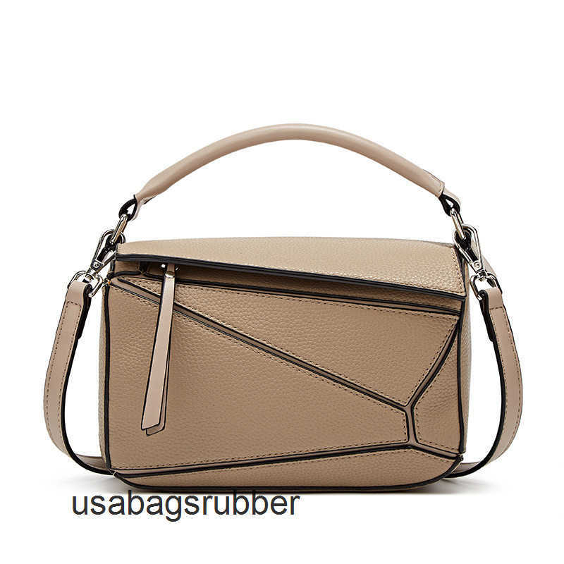 Origami Satchel 2026 Geometric Bag New Small Square Classic Fashion Handheld Shoulder Crossbody Women's with Multi-Panel Construction