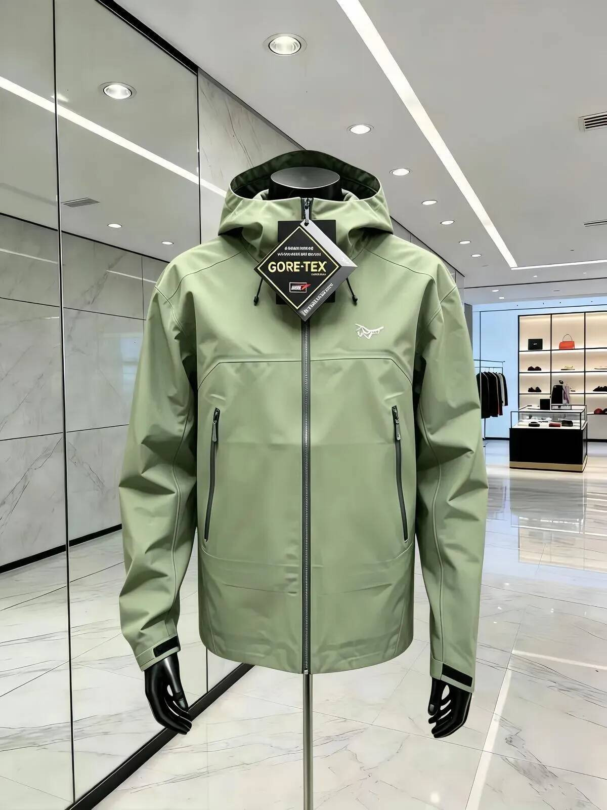 Men Women Arcteryxlynessitys Jackets Hard Shell Zip Up Waterproof Hood Windbreaker Ski Designer ARC Jacket Trend Archteryxnessity Coat 670
