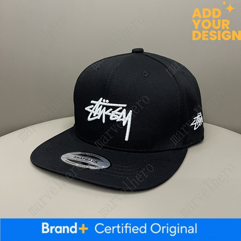 European And American Embroidered Hip Hop Men Street Fashion Brand Stussy Baseball Caps Cross Border Foreign Trade Wholesale Flat Brim Hats For Wome