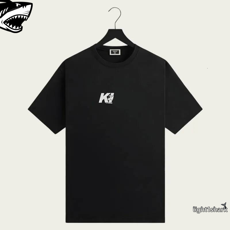 Kithity Tshirt Tee Designer Shirts New Payment Streetwear Summer Street Outfit High Quality Hommes Luxury Men Loose Casual Black Sport 4a1