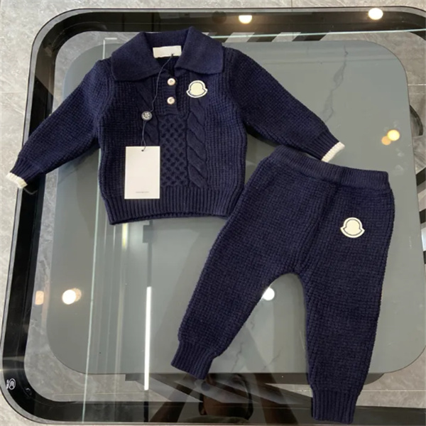 Designer Kids Clothing Sets Newborn Baby pullover sweater pants Two-piece Suit Autumn Spring Casual Baby Boys Girls Comfortable Sweatshirts Fashion