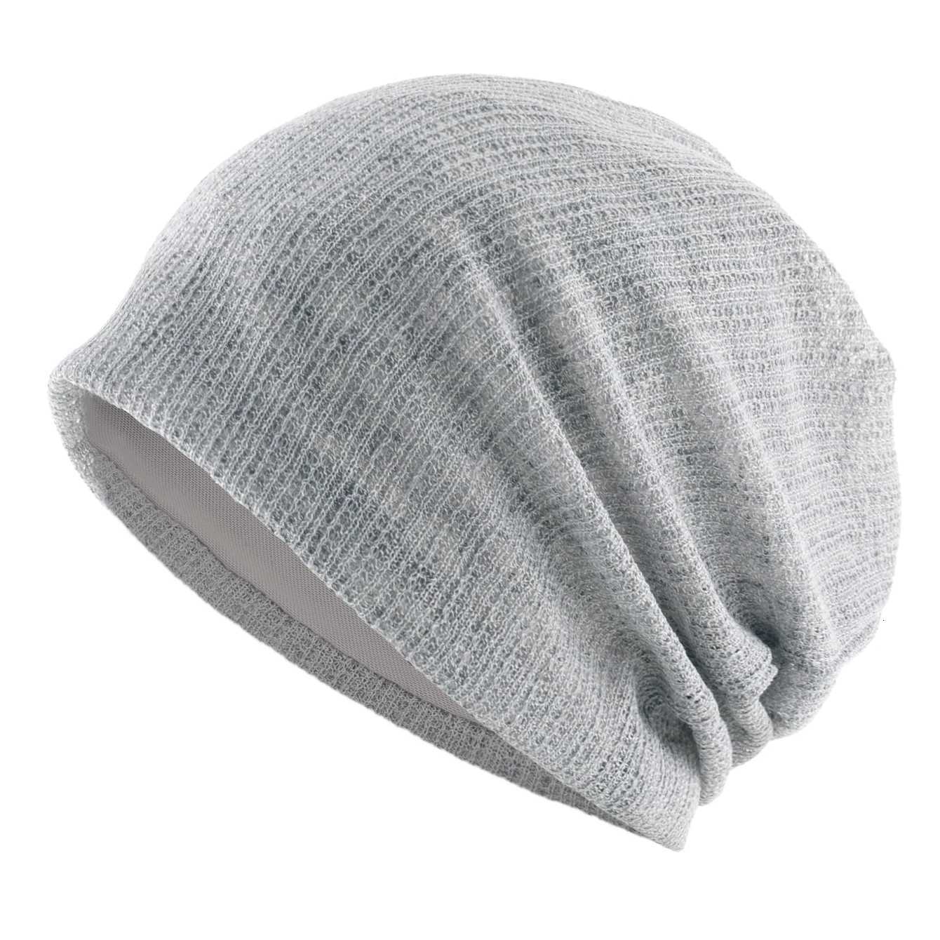 Beanie/Skull Caps Unisex Knit Thin Slouchy Beanie Stretchy Breathable Classic Pull-On Hat For Spring Summer Daily Outdoor Sports Casual HatsT261017