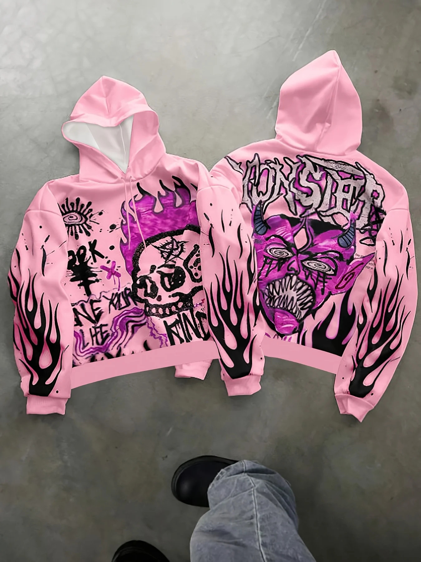 2026 AutumnWinter Mens Hooded Sweatshirt with 3D Print Comfortable and Soft Casual Roller Skating HipHop Clothing 261016