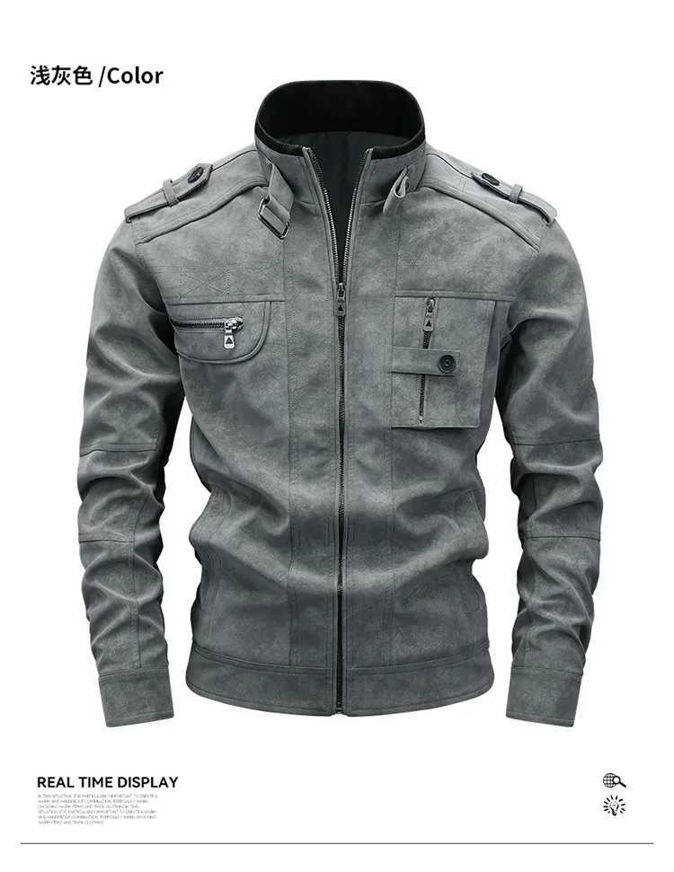 Men New Arrived Pilot Jacket Men Fashion Trendy Flight Coat Men Military Tactical Jackets Male Loose Daily Casual Outer Garment S261017XV69
