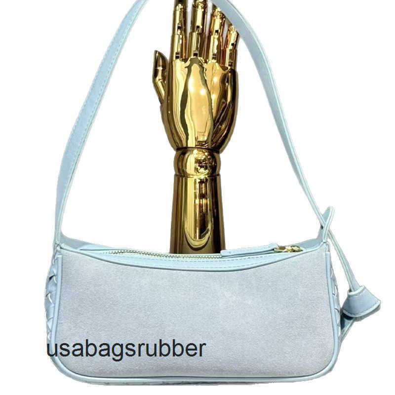 Soft Suede Purse New Nodo Underarm Bag High-End Lightweight Fashionable Handbag Underarm Or Shoulder With Curved Crescent Silhouette