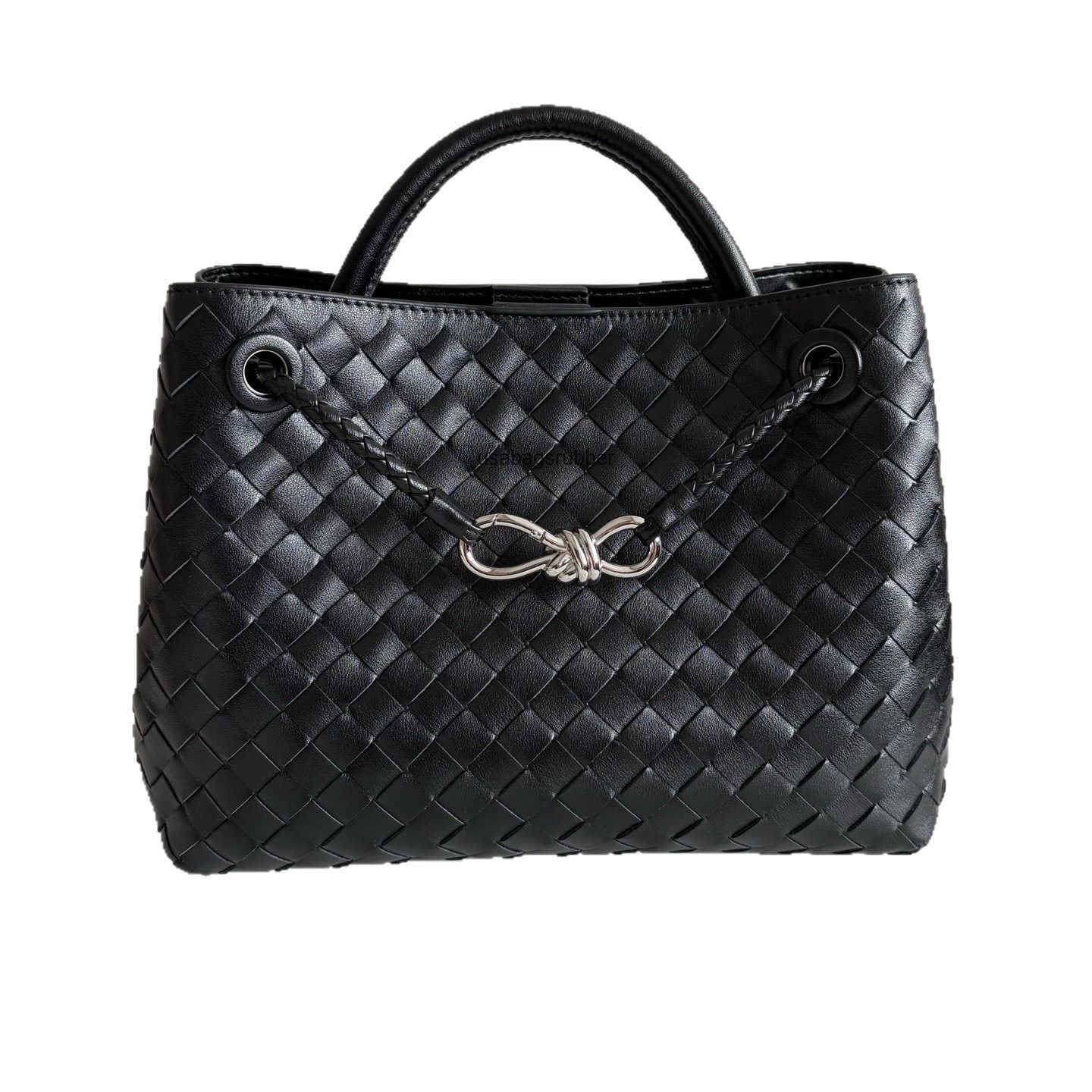 Classic Designer Style Leather Hand Woven Tote Bag Large Capacity Handbag Fashionable and Versatile Shoulder and Crossbody Bag