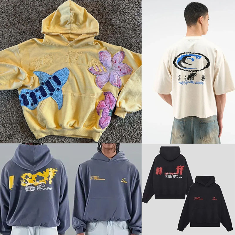 scufferrs hoodies Casual men women designer hoodie harajuku hoody Double-Sided Printed hooded sweatshirt Pullover Suffer Hoodie streetwear tops mens