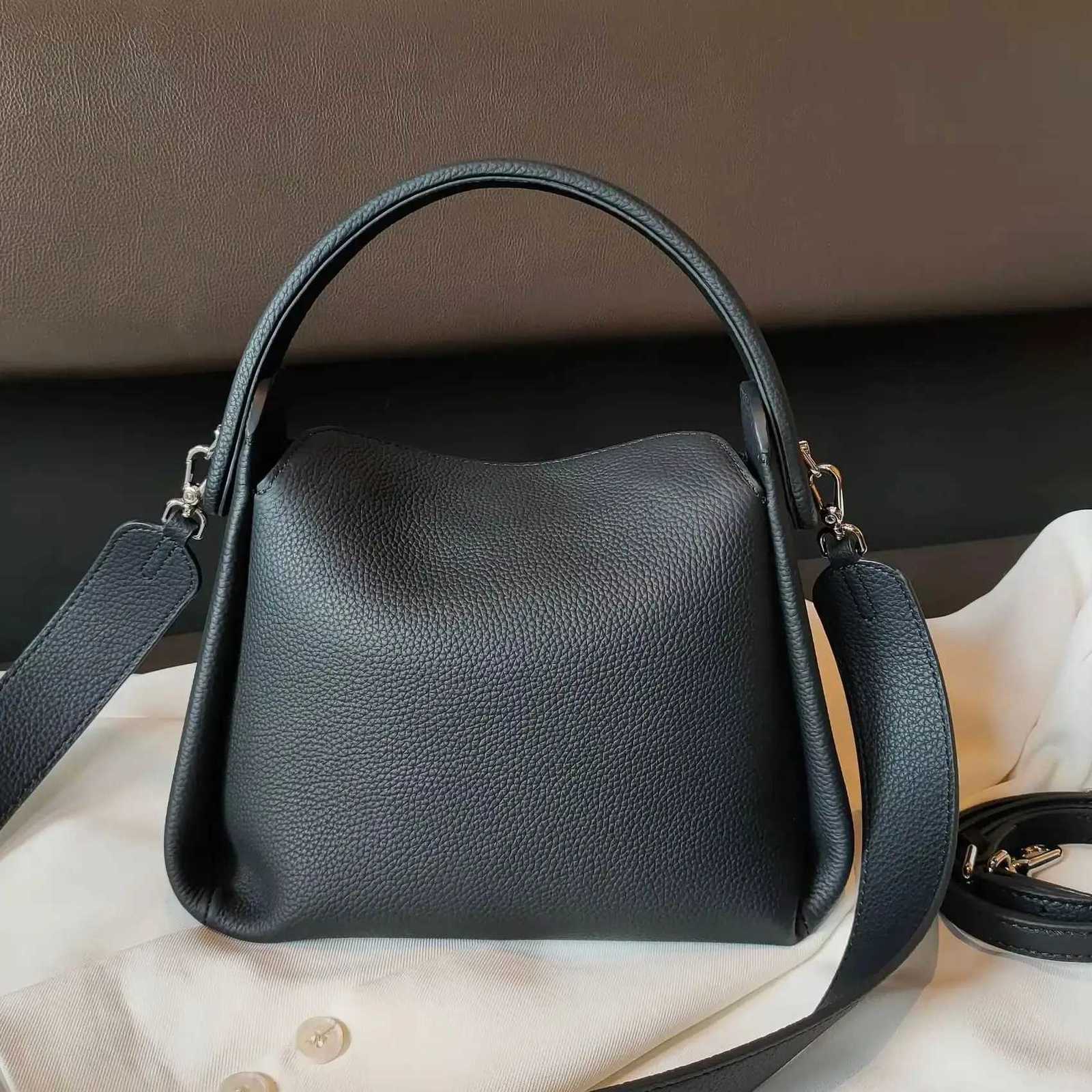 Evening Bags Totes Genuine Grade Leather Women's Shoulder Crossbody Bag Female Box Design Cowhide Designer Ladies Handbag High Quality H261016