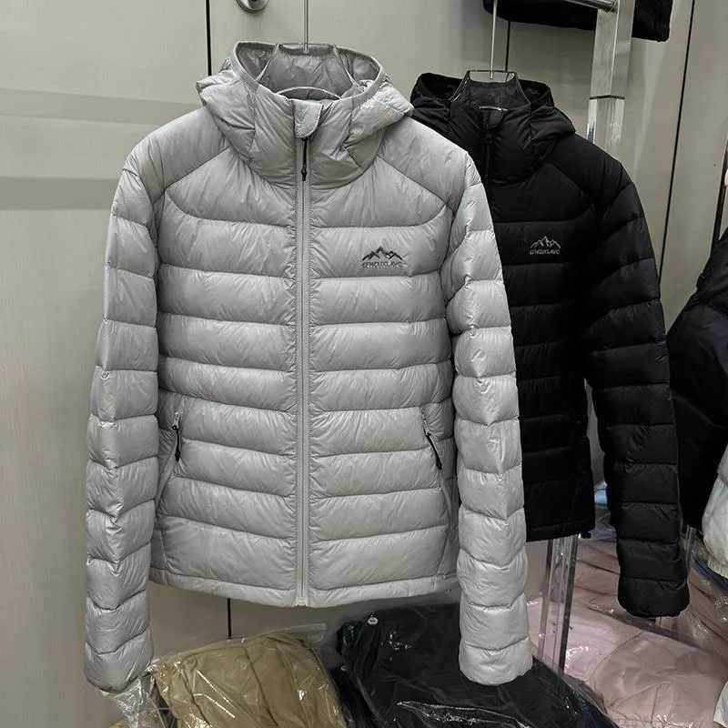 Women's Down Parkas Fashionable Lightweight down Cotton Jacket Women's Hooded Coat Thin Style Commute Cotton Padded Coat Youth Size from C