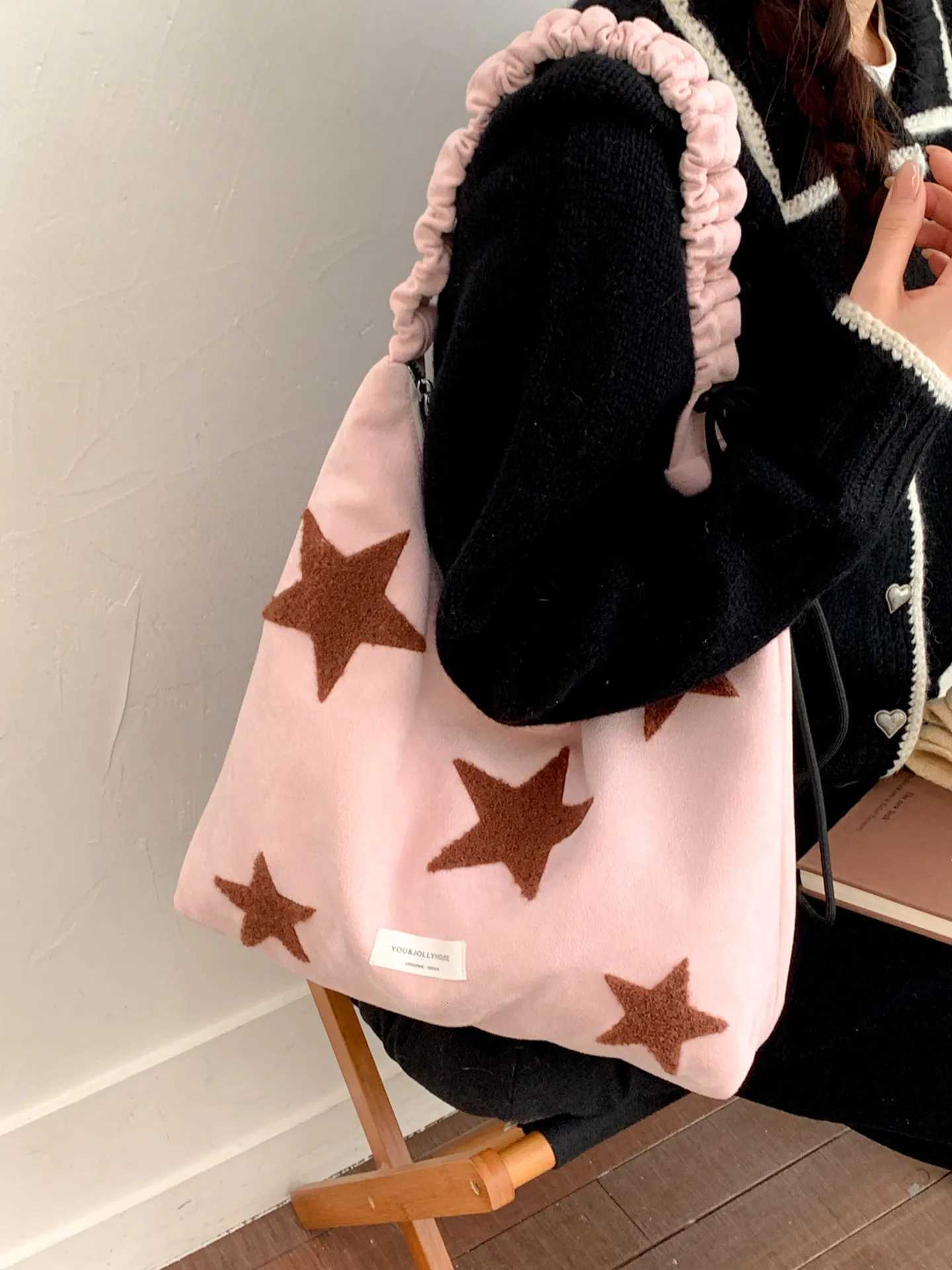 Cross Body Suede Bag Women's Handbag 2026 New Fashion Casual Simple Shoulder Bag Korean Series Large Capacity Commuting Tote Bag H261016