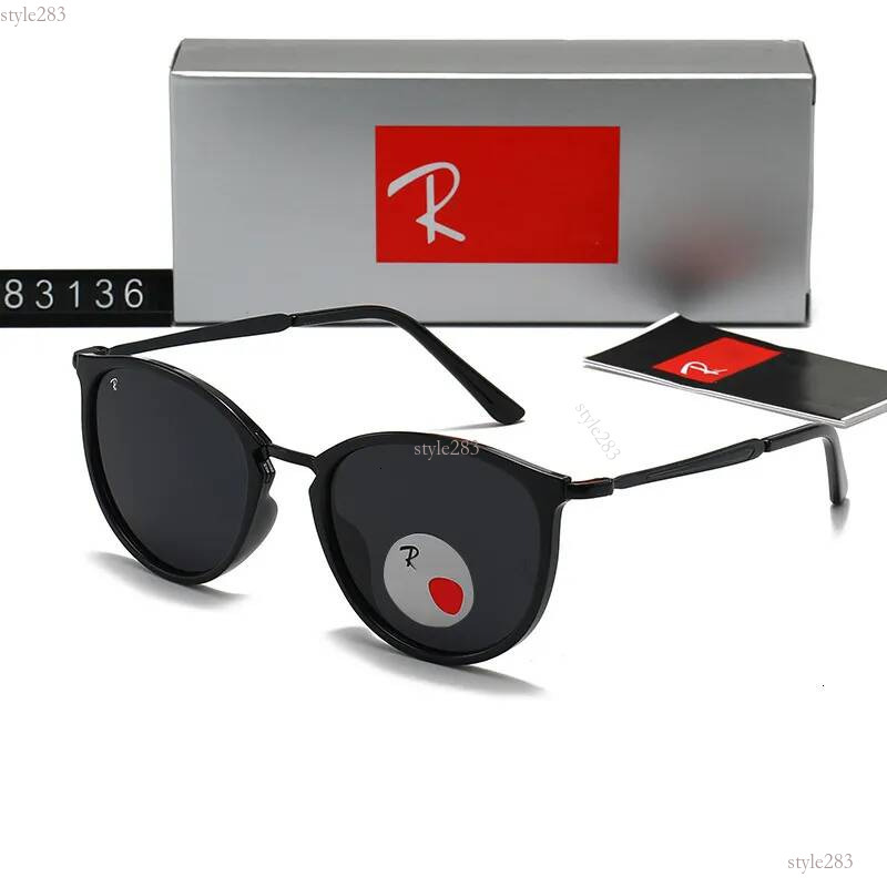 Teardrop shape Sunglasses Round Frame Sunglasses for Men and Women Casual rainess sunglasses Protection Designer Shade RB sunglasses b91