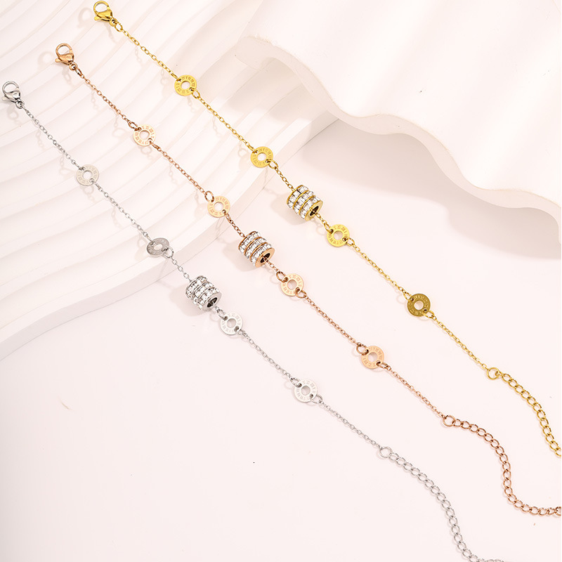 Cross-Border Light Luxury With A High-End Feel, Fashionable And Trendy, "Small Waist" Gold Bracelet, Non-Fading, Popular Among Female Infl