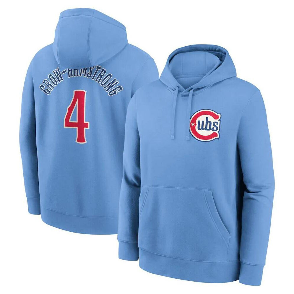 Ko8 Cubs Hoodies Pete Crow Armstrong Alex Bregman Nico Hoerner Shota Imanaga Carson Kelly Pullover Hoodie Sweatshirts Custom Any Name Number