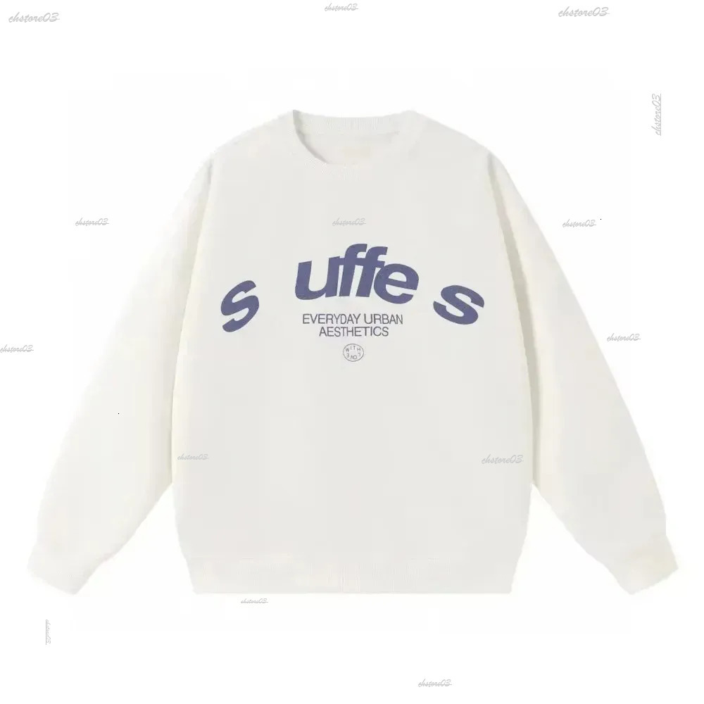 Scuff Hoodie Men's Designer Brand Luxury Long Sleeve Vintage Washed Striped Letter Embroidery Fleece Scuffer Hoodies Hip Hop Couple Casual Scuf