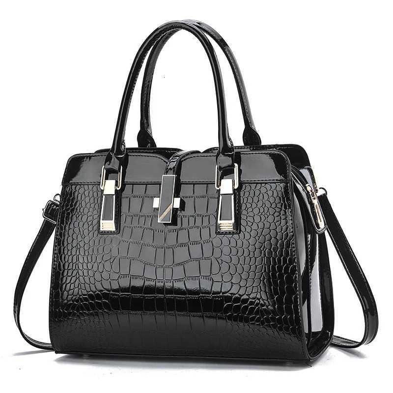 Evening Bags Totes Designer Women'S Handbag with Large Capacity Single Shoulder Crossbody Bag Crocodile Pattern Commuting Tote Bag H261016