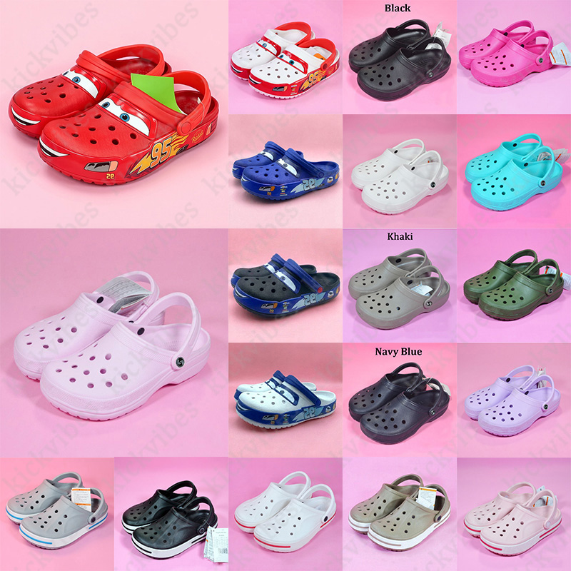 hot sale designer crocx sandals men women clogs sandale sandles slides fashion sandals black white red grey pink olive luxury platform sandalias out
