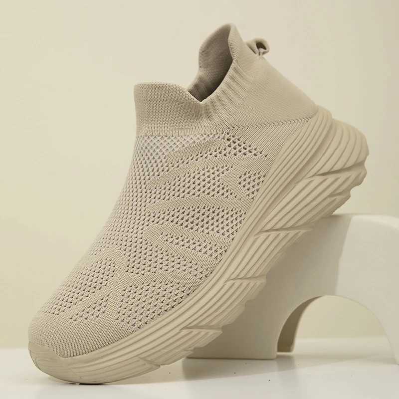 Casual Shoes Summer Men Running Walking Sock Shoes Fashion Casual Sneakers Breathable Sport Shoes Lightweight Men Sneakers Casual Shoes H261016