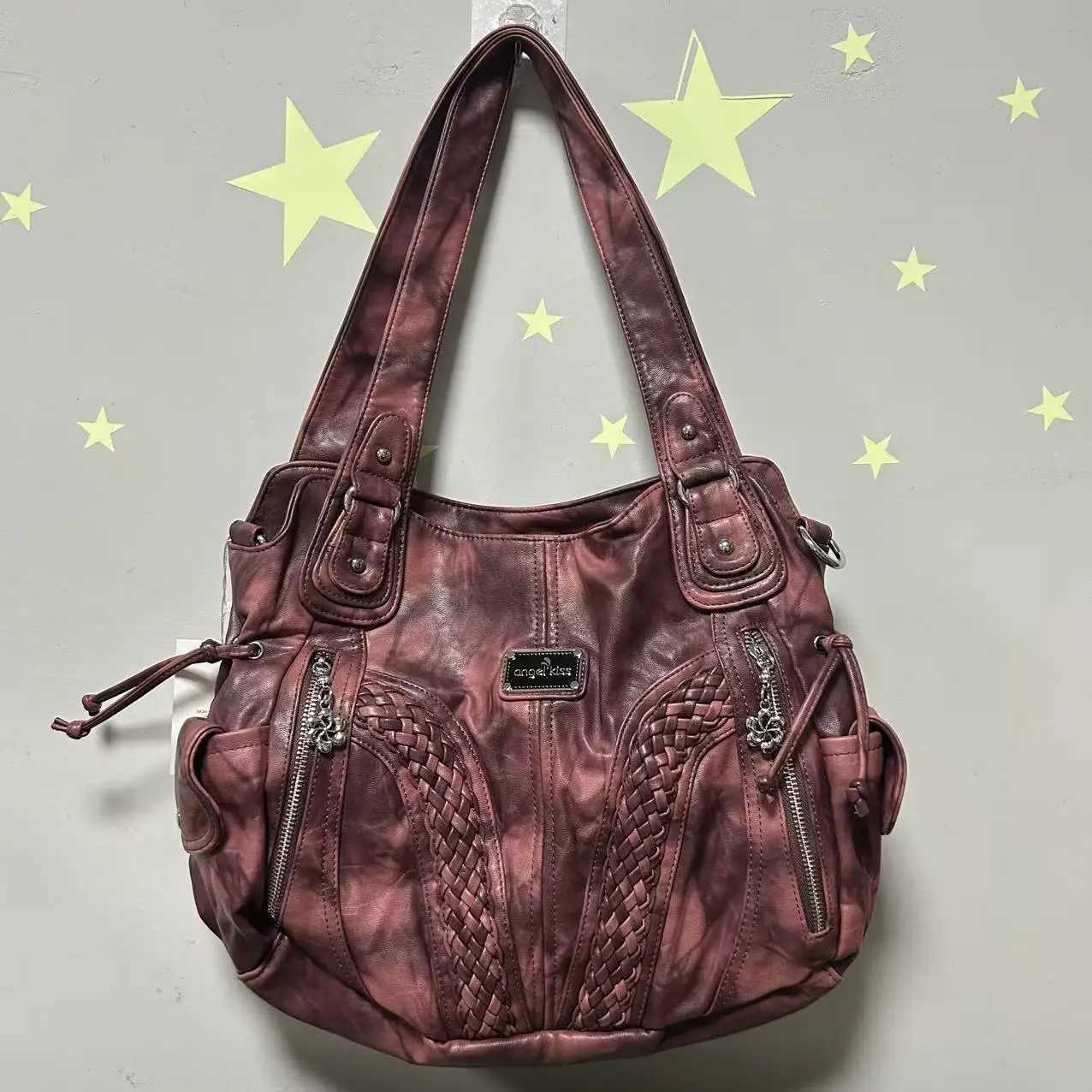Evening Bags Vintage Women Handbags Satchel Top-handle Handbag 2023 PU Shoulder Bag Soft Dumpling Pack Multi-pockets Shoulder Purse Bags H261016
