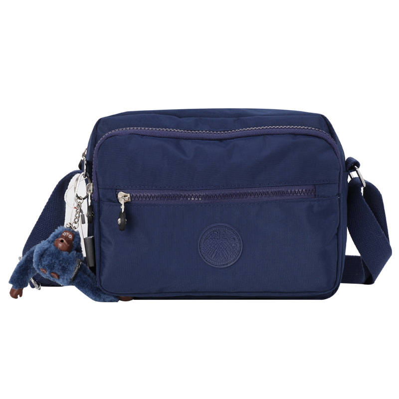 Kiplin Designer Crossbody Bag Kippling Bag Crinkle Nylon Multi Zipper Pocket Shoulder Monkey Charm Lightweight Water Resistant Daily Travel Kids Han