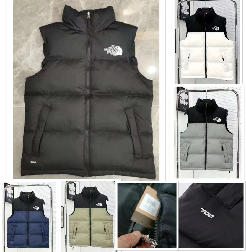 Men Designer Puffer Vest Waistcoat Winter Down Vests Unisex Couple Bodywarmer Jacket Sleeveless Outdoor Warm Thick Outwear Clothing Gilet Uomo NF88