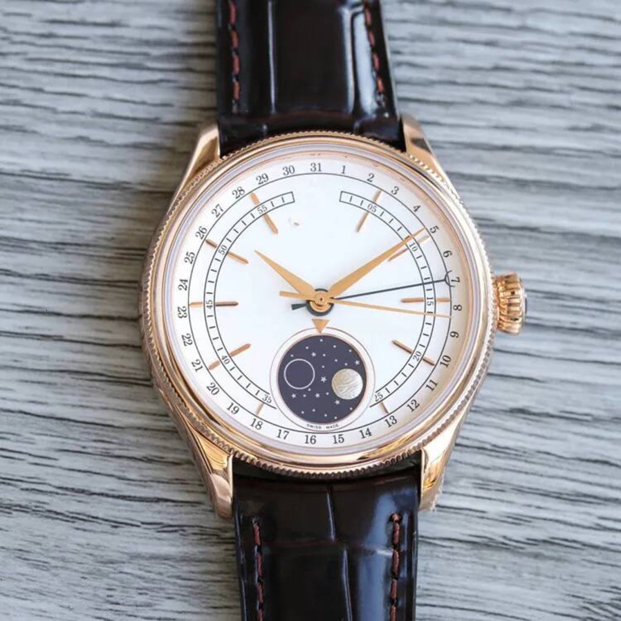Women Wrist Watch 2026 Best Selling Classic quartz Cellini Moon Phase Series Men's Business Casual Belt Quartz Ladies ljh123