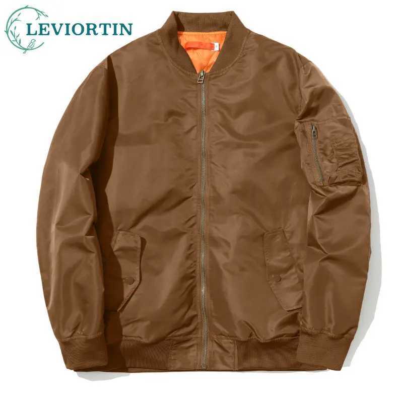 Men's Spring and Autumn American Fashion Trend Flying Jacket Versatile Simple Loose Baseball Jacket Thin Cotton Top Coat S261017U25C