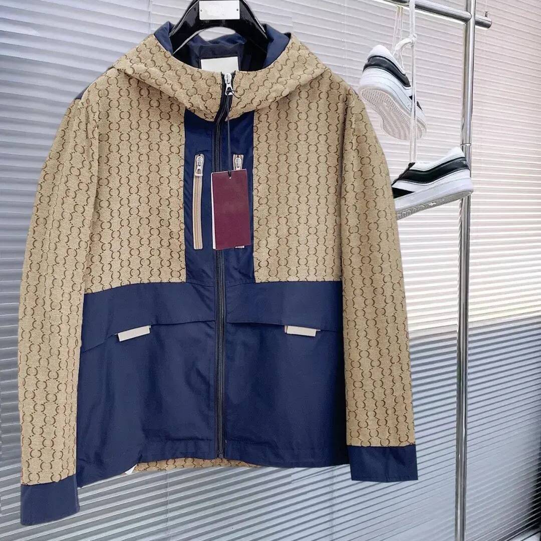 Men Short Jacket Men Short Jacket High Quality Designer Men's Printed outerwear Jacquard Outdoor Outerwear Casual Fashion Windproof Insulation